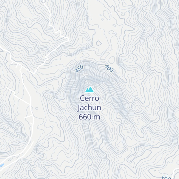 Map of Cerro Jachun