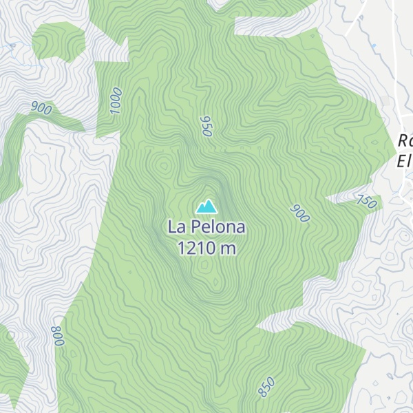 Map of La Pelona