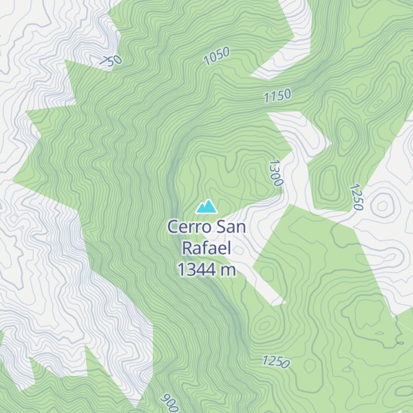 Map of Cerro San Rafael