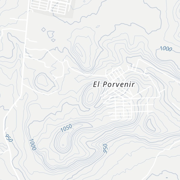 Map of Cerro La Calabaza