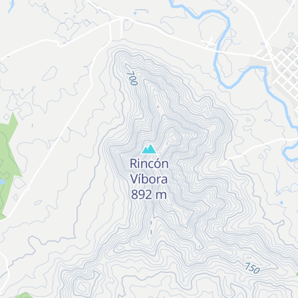 Map of Rincón Víbora