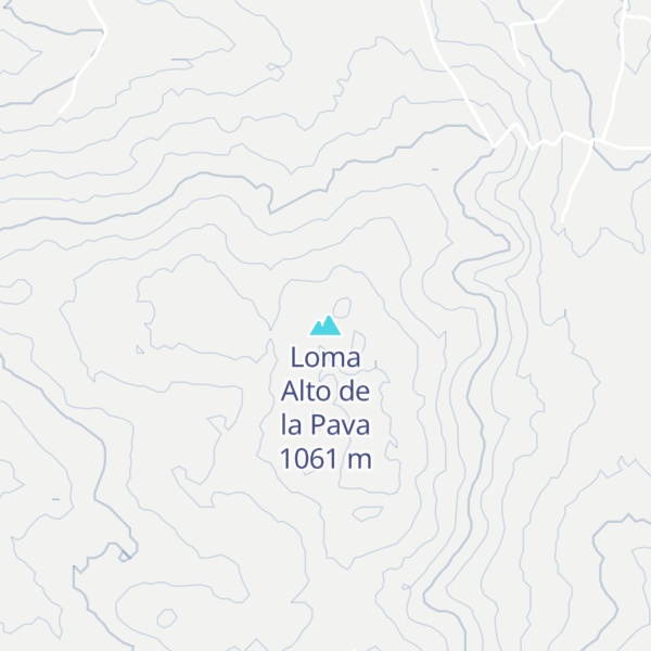 Map of Loma Alto de la Pava