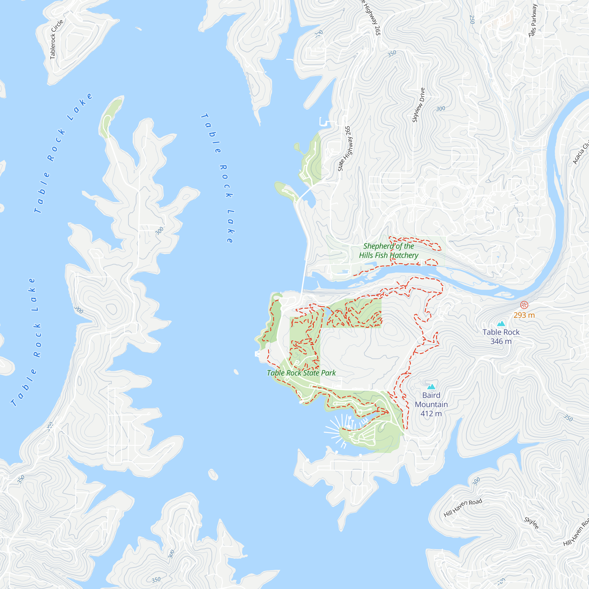 Dewey Short Visitor Center map