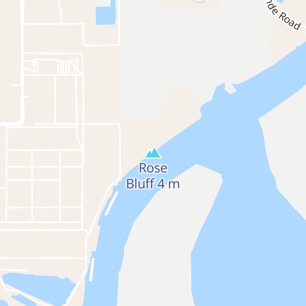 Map of Rose Bluff