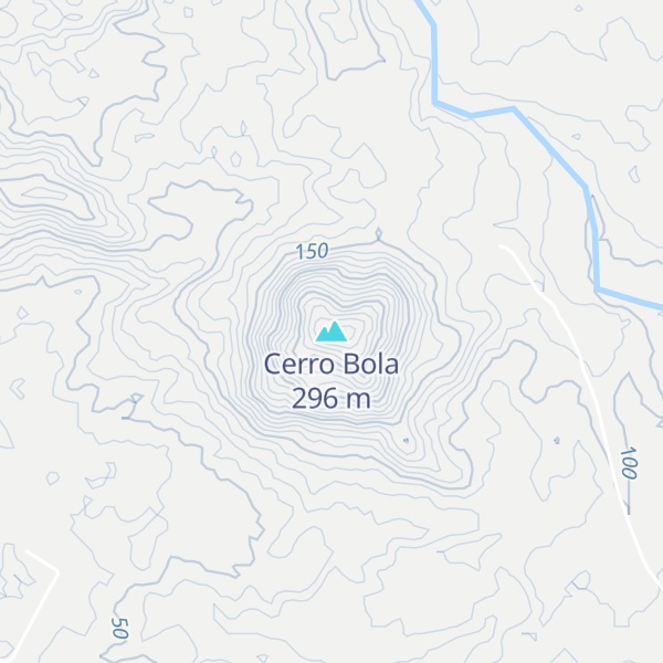 Map of Cerro Bola