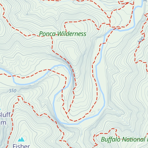 Map of Big Bluff
