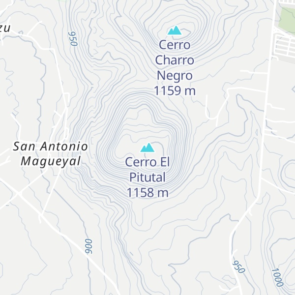 Map of Cerro El Pitutal