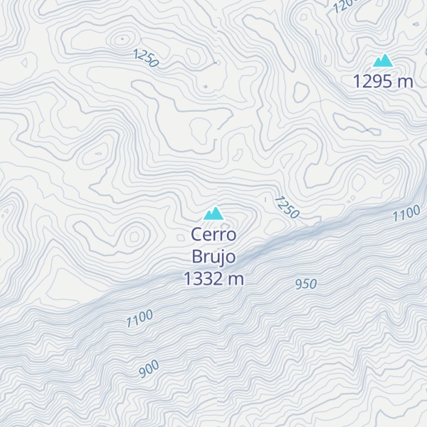 Map of Cerro Brujo