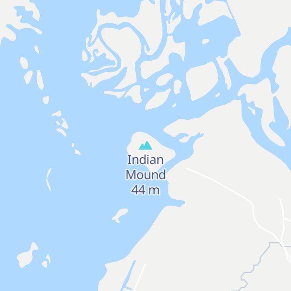 Map of Indian Mound