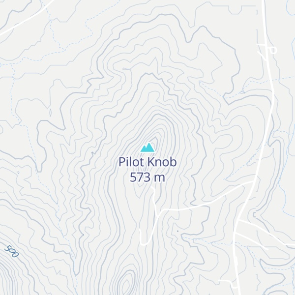 Map of Pilot Knob