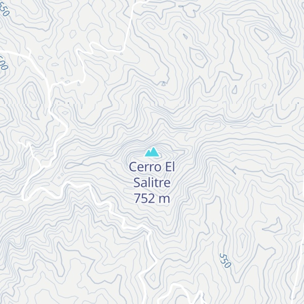Map of Cerro El Salitre