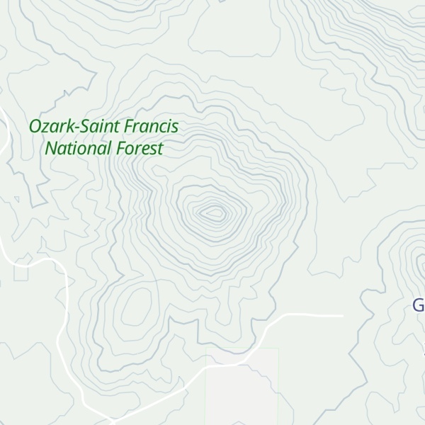 Map of Dean Reid Knob