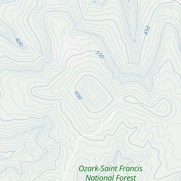 Map of Gobblers Knob