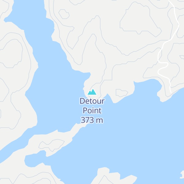 Map of Detour Point