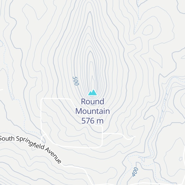 Map of Round Mountain
