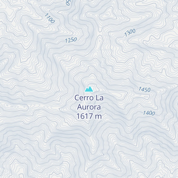 Map of Cerro La Aurora