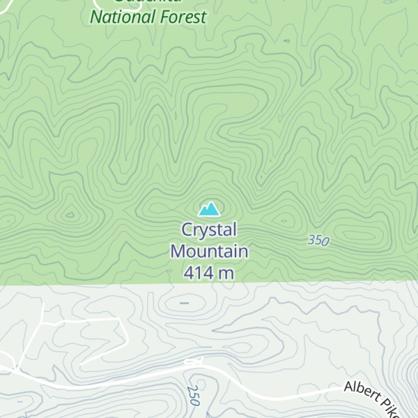 Map of Crystal Mountain