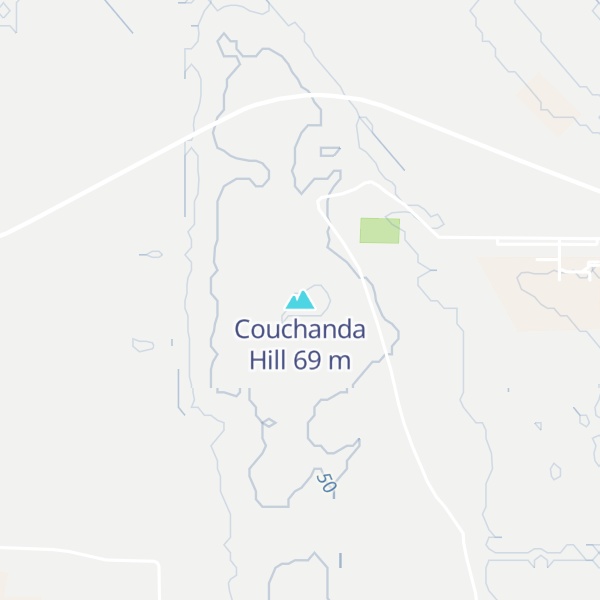 Map of Couchanda Hill