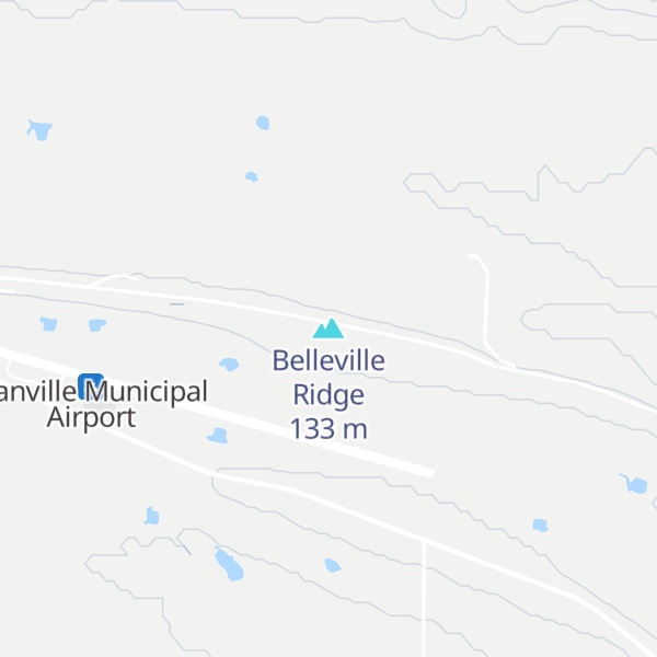 Map of Belleville Ridge
