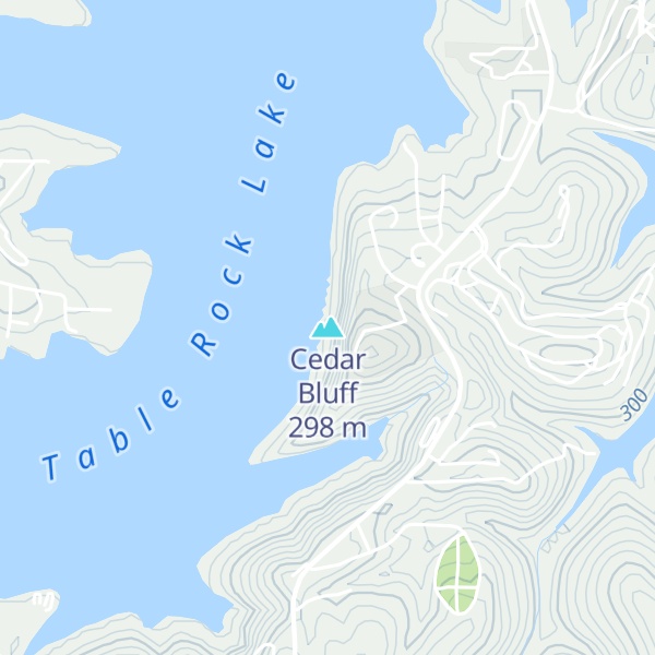 Map of Cedar Bluff