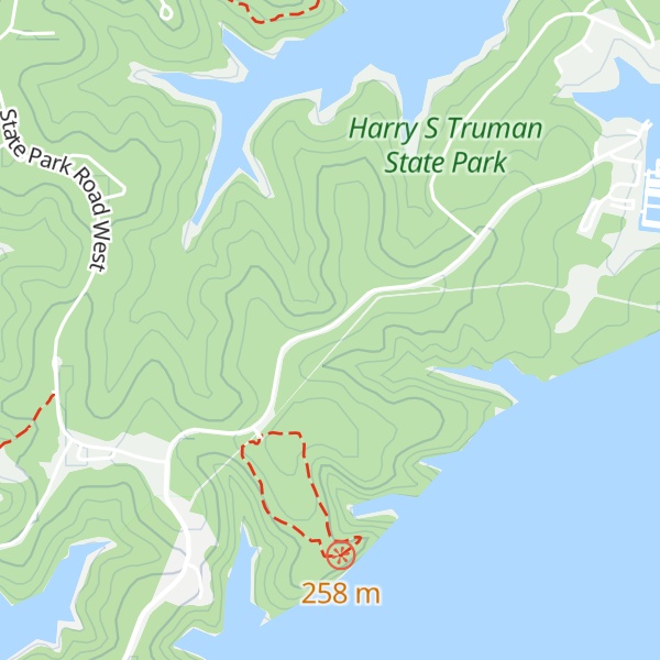 Map of Devils Backbone