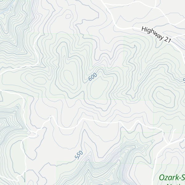 Map of McCracken Hills