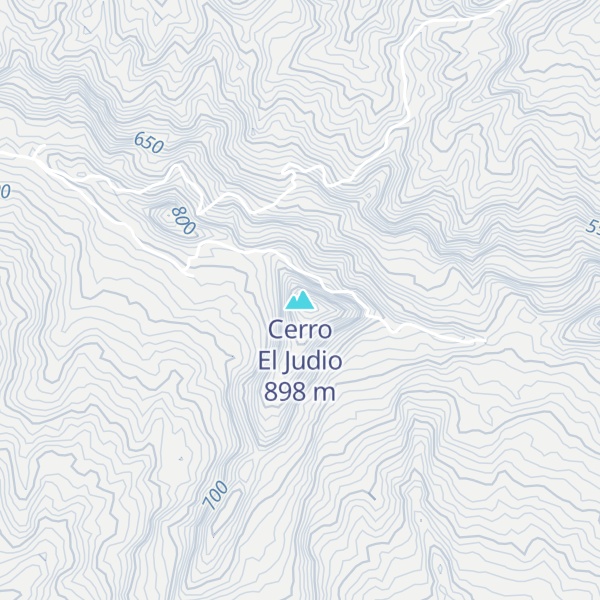 Map of Cerro El Judio