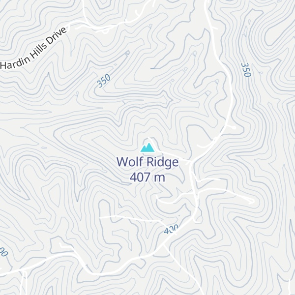 Map of Wolf Ridge