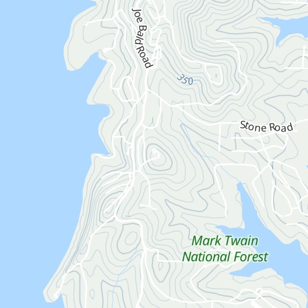 Map of Little Joe Bald