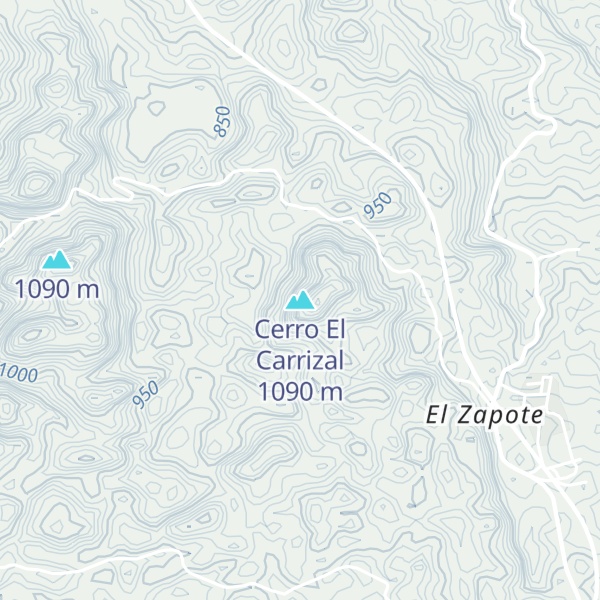 Map of Cerro El Carrizal