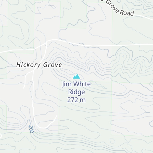 Map of Jim White Ridge