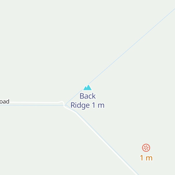 Map of Back Ridge