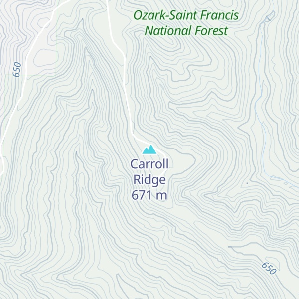 Map of Carroll Ridge