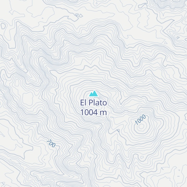 Map of El Plato