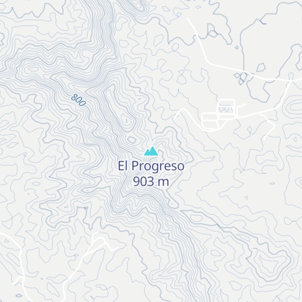 Map of El Progreso