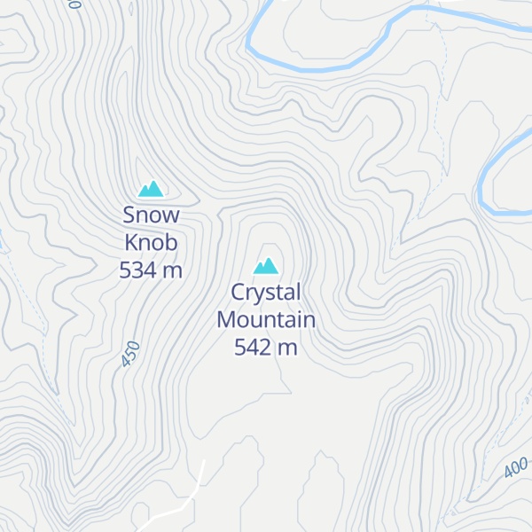 Map of Crystal Mountain
