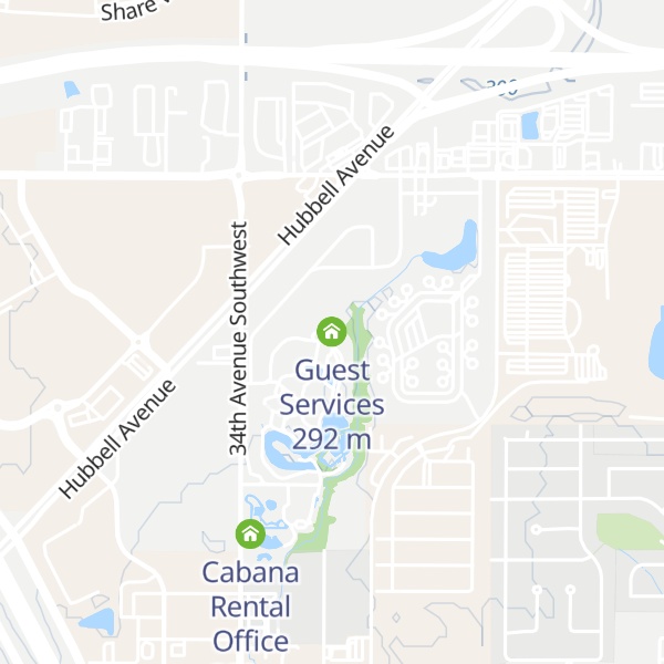 Map of Guest Services