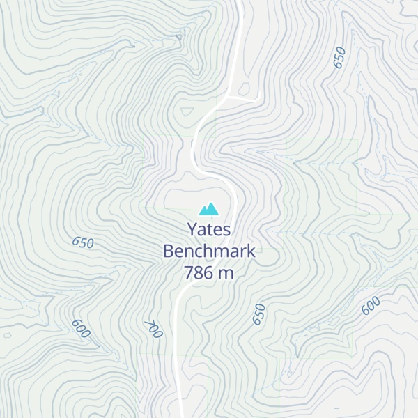 Map of Yates Benchmark