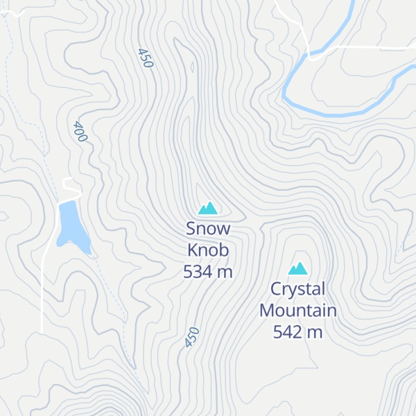 Map of Snow Knob