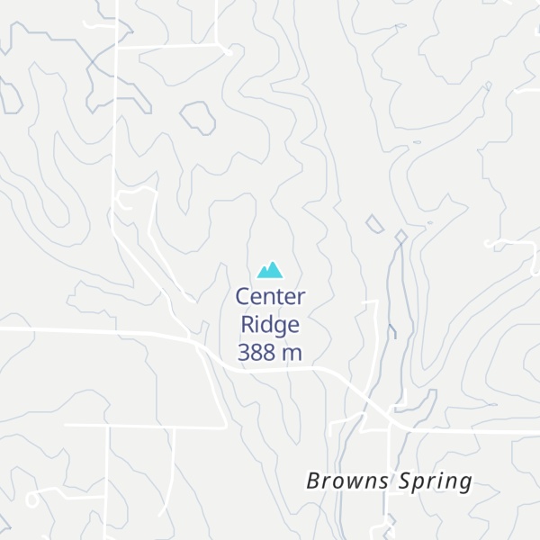 Map of Center Ridge