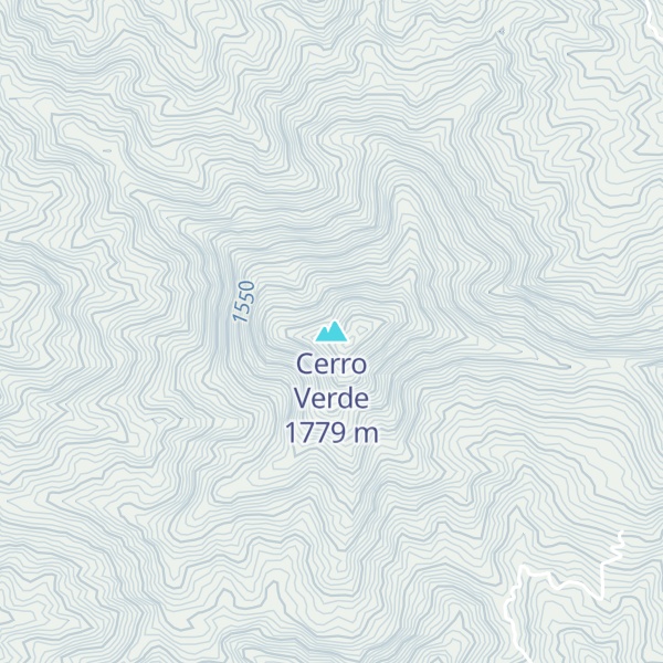 Map of Cerro Verde