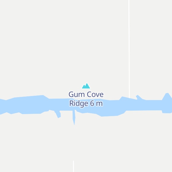 Map of Gum Cove Ridge