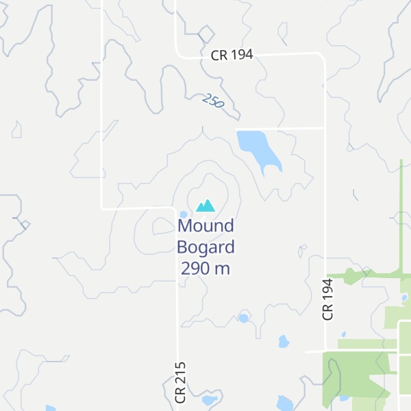 Map of Mound Bogard