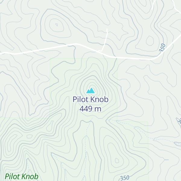 Map of Pilot Knob