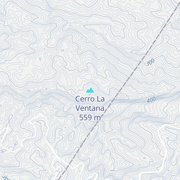 Map of Cerro La Ventana