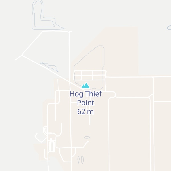 Map of Hog Thief Point