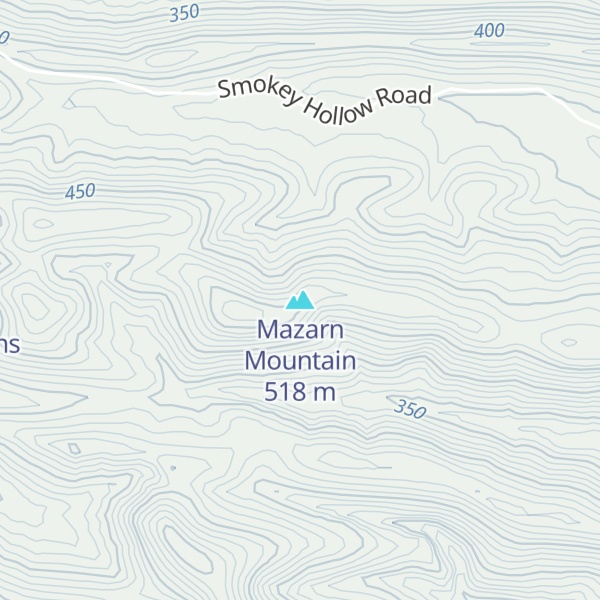Map of Mazarn Mountain