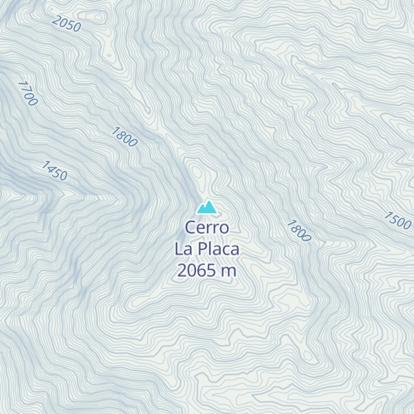 Map of Cerro La Placa