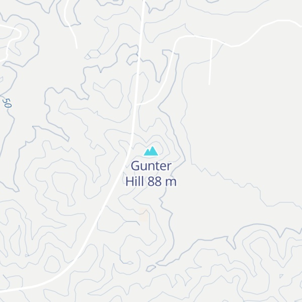 Map of Gunter Hill