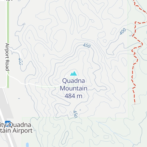 Map of Quadna Mountain